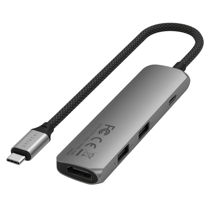 Satechi 4-in-1 USB-C Slim Multiport Adapter 4K
