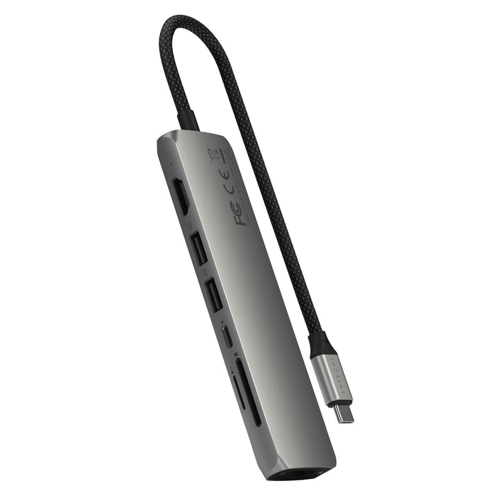 Satechi 7-in-1 USB-C Slim Multiport Adapter with Ethernet