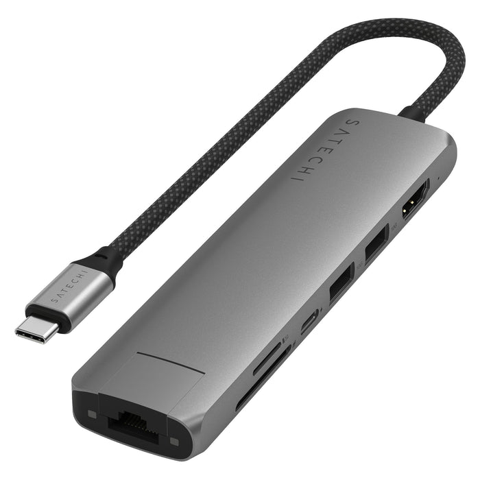 Satechi 7-in-1 USB-C Slim Multiport Adapter with Ethernet