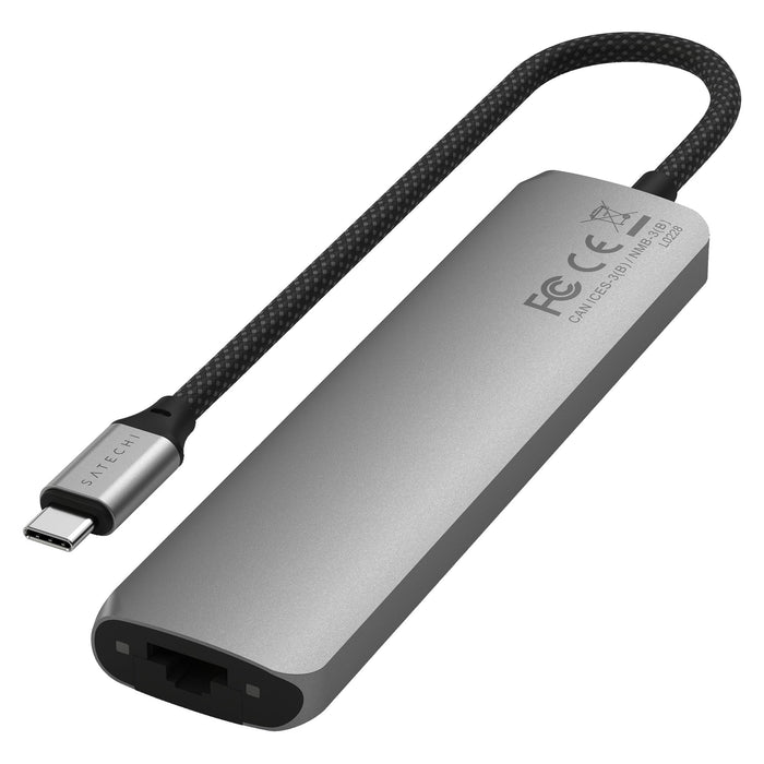 Satechi 7-in-1 USB-C Slim Multiport Adapter with Ethernet