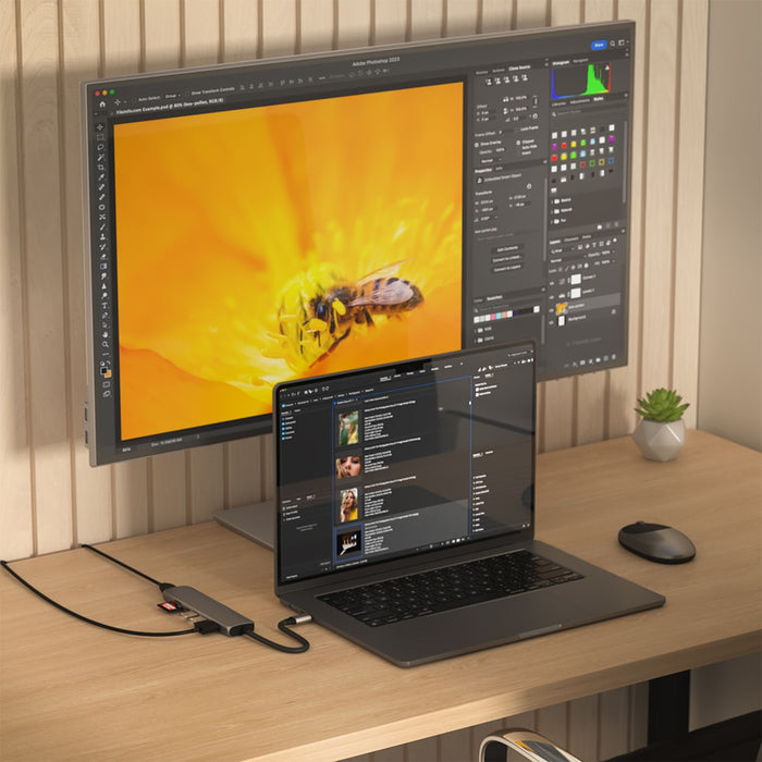 Satechi 7-in-1 USB-C Slim Multiport Adapter with Ethernet