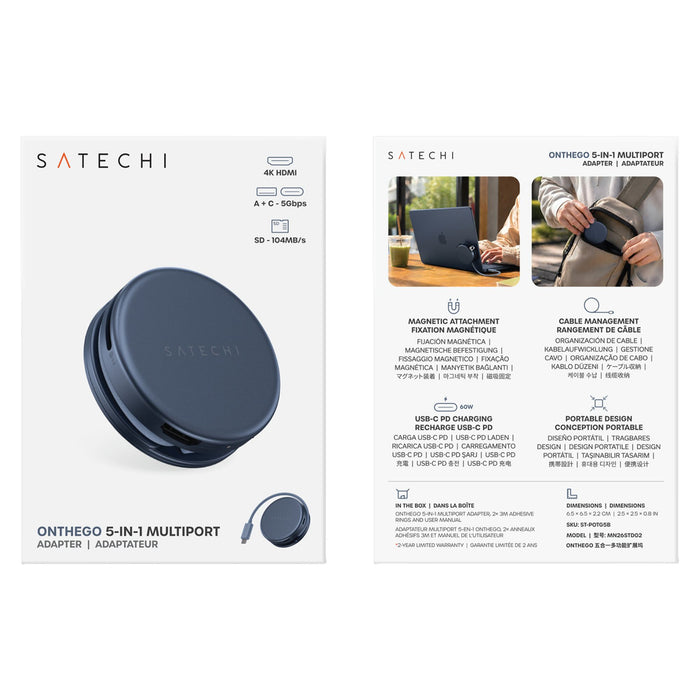 Satechi OntheGo 5-in-1 Multiport Adapter