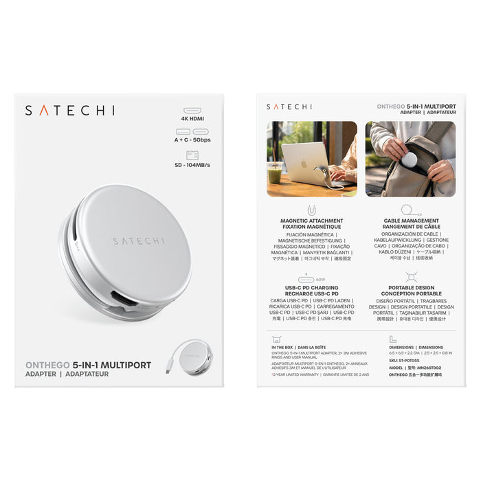 Satechi OntheGo 5-in-1 Multiport Adapter