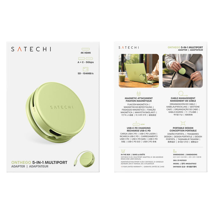 Satechi OntheGo 5-in-1 Multiport Adapter