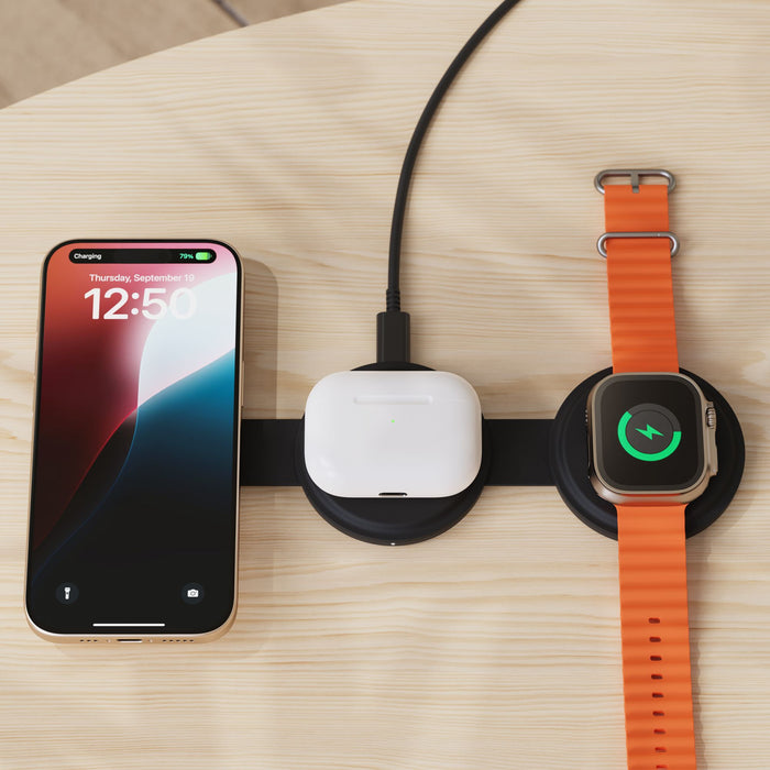 Satechi OntheGo 3-in-1 Wireless Charger