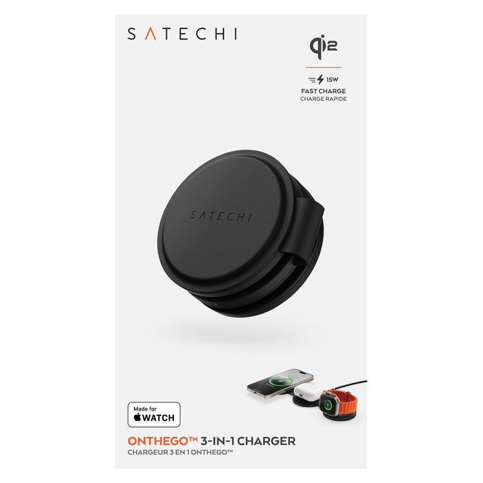 Satechi OntheGo 3-in-1 Wireless Charger