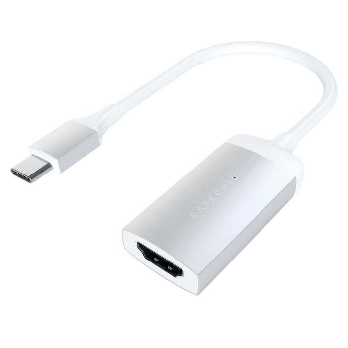 Satechi Aluminum USB C to HDMI 4K 60Hz Adapter Silver