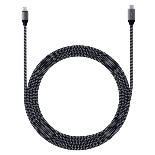 Satechi USB C to Apple Lightning Cable 6ft Space Gray
