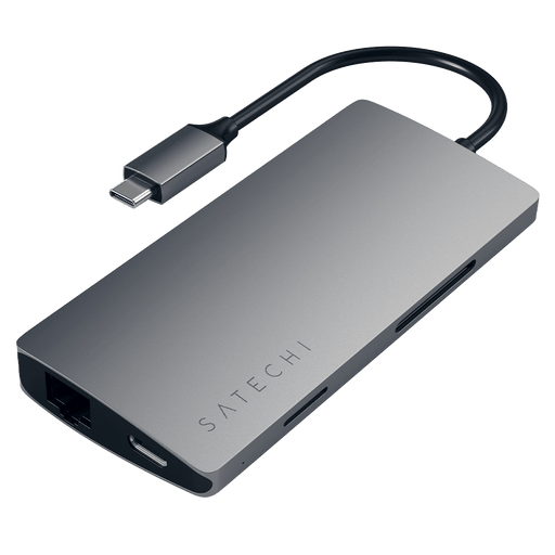 Satechi Type C to Multi Port Adapter 4K Ethernet V2 Space Gray