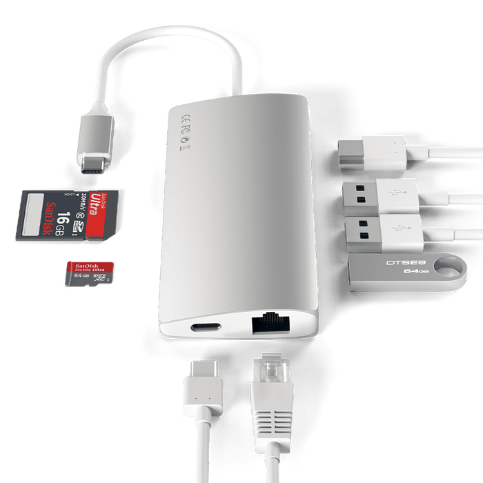 Type C to Multi Port Adapter 4K Ethernet V2