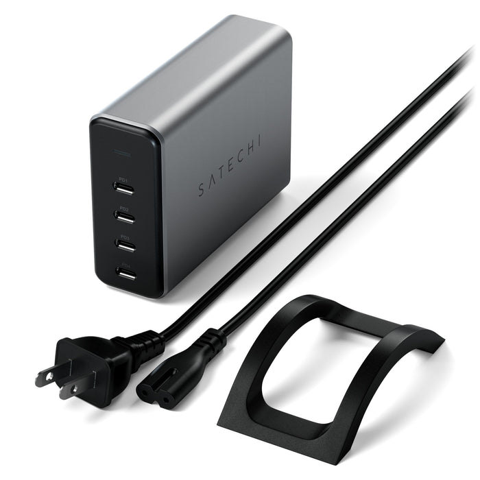 Satechi USB C 4 Port PD GaN Charger 165W Gray