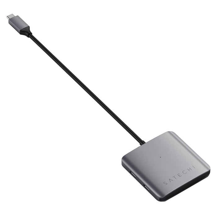 Satechi 4 Port USB C Hub Gray