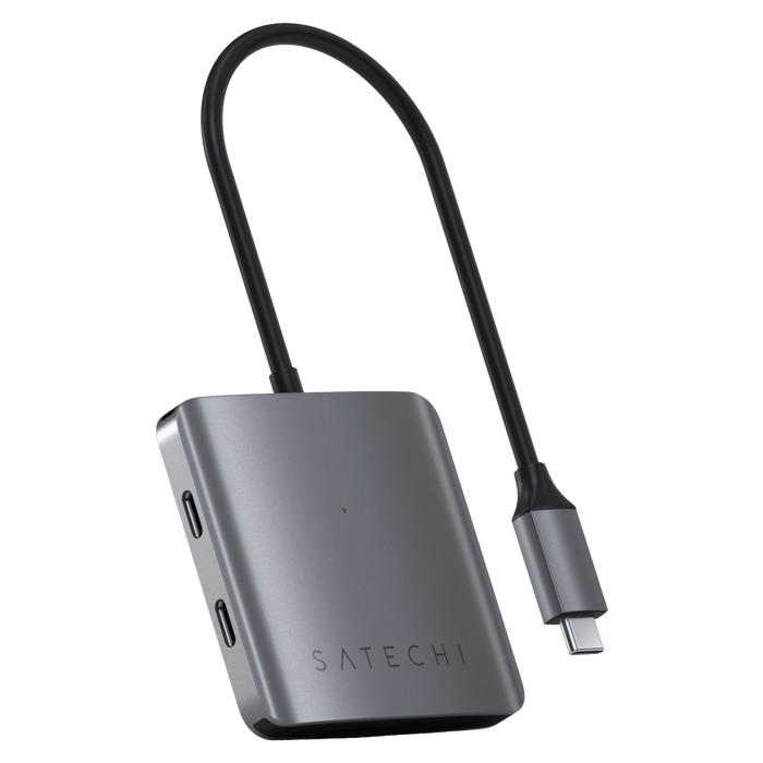 Satechi 4 Port USB C Hub Gray