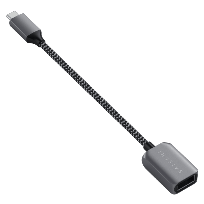 Satechi USB A 3.0 to USB C Adapter Space Gray