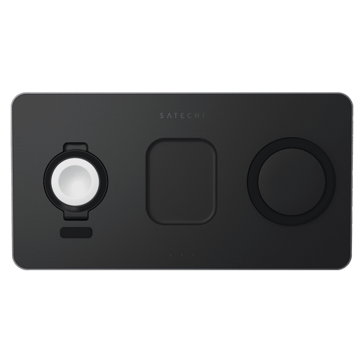 Satechi Trio Wireless Charger with Magnetic Pad Space Gray
