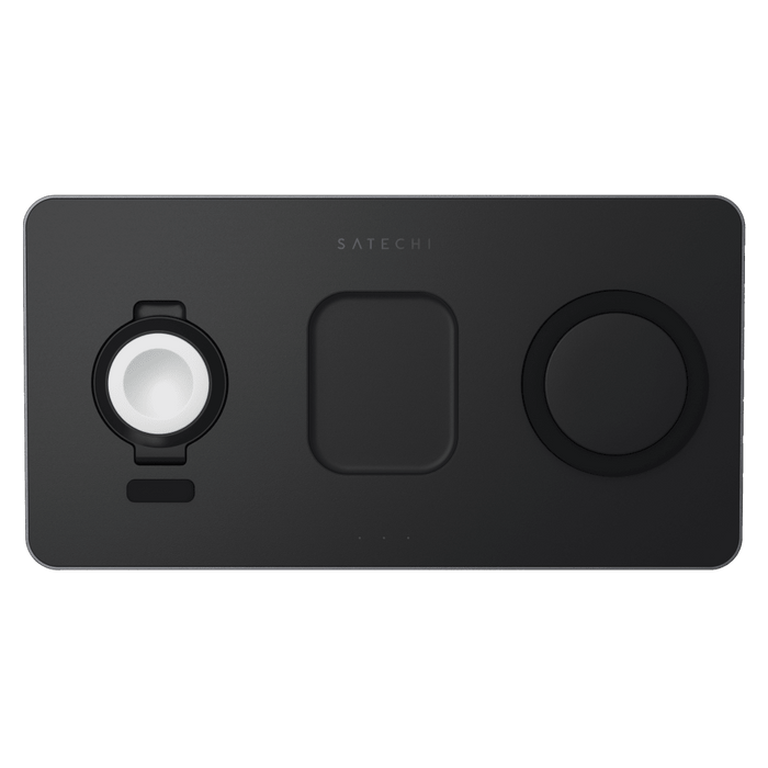 Satechi Trio Wireless Charger with Magnetic Pad Space Gray