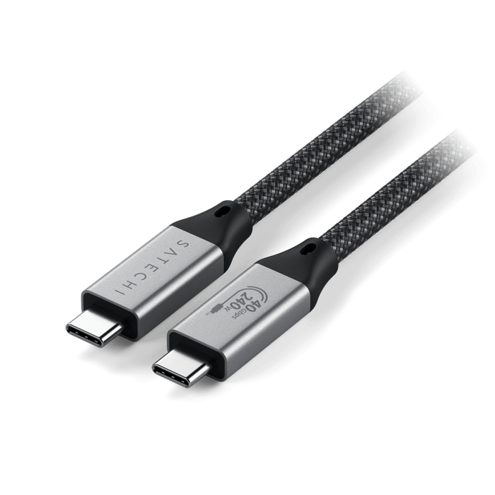 Satechi USB 4 Pro Type C Cable 4ft Space Gray