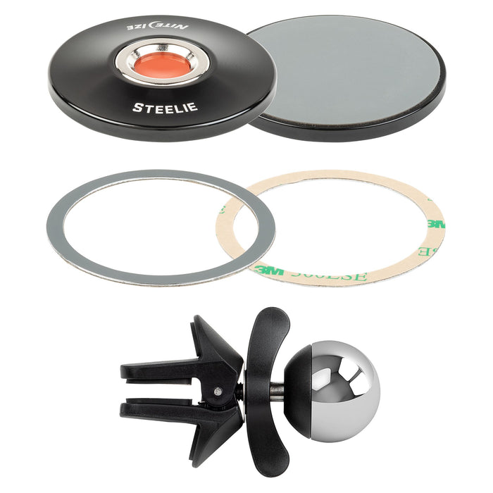 Nite Ize Steelie Orbiter Plus Vent Kit Black