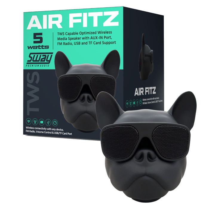 Sway Air Fitz Desktop Bluetooth Media Speaker Black