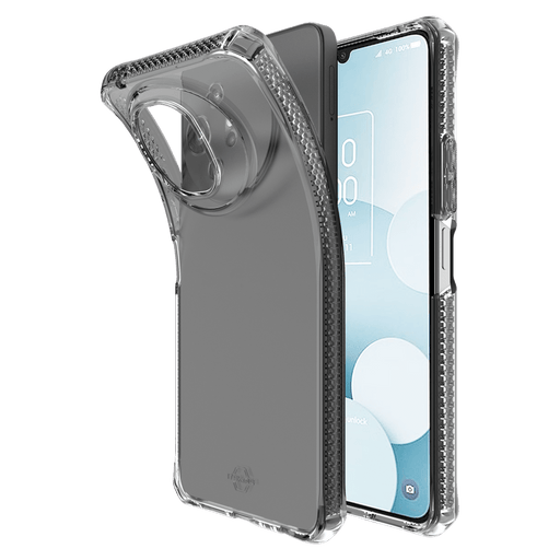 Itskins Spectrum_R Clear Case for TCL 50 XL NXTPAPER 5G Black