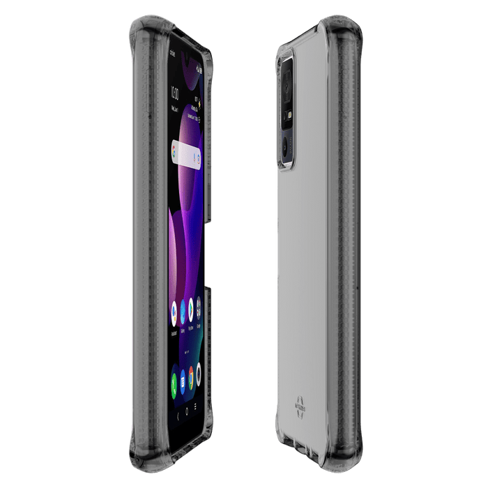 ITSKINS Spectrum_R Clear Case for TCL 40 XE 5G Smoke