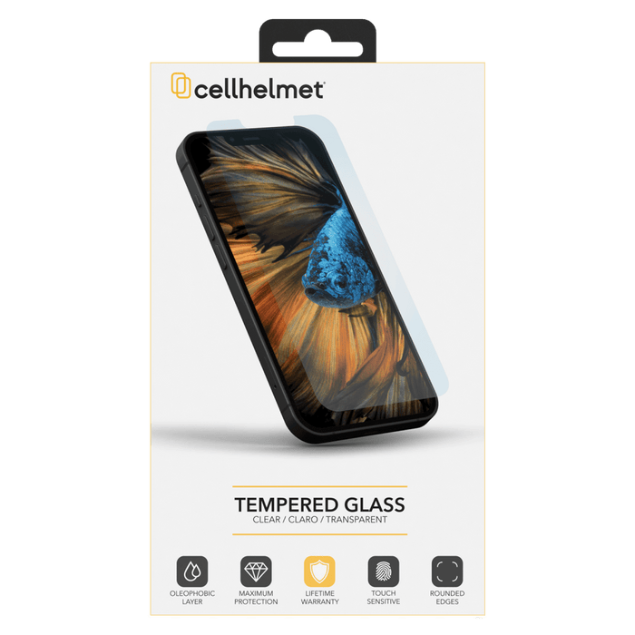 Cellhelmet Tempered Glass Screen Protector for Apple iPhone 15 Clear