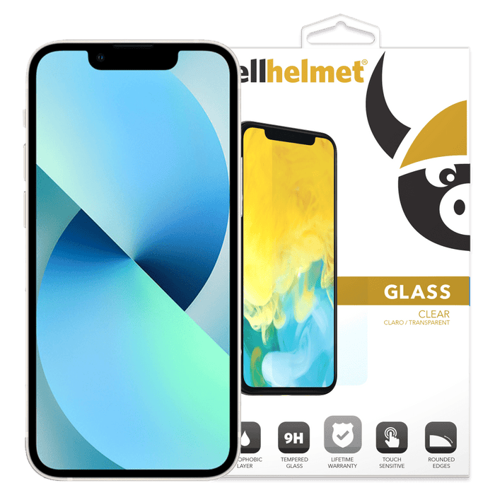 cellhelmet Tempered Glass Screen Protector for Apple iPhone 13 mini Clear