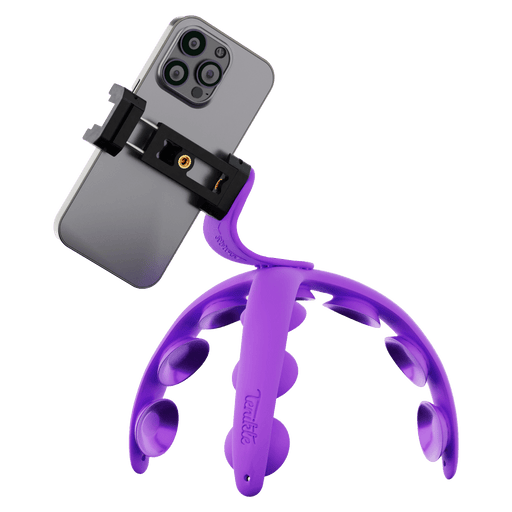 Tenikle PRO Bendable Suction Cup Tripod Mount Purple