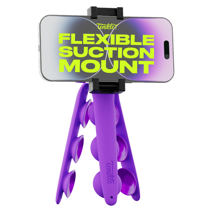 Tenikle PRO Bendable Suction Cup Tripod Mount