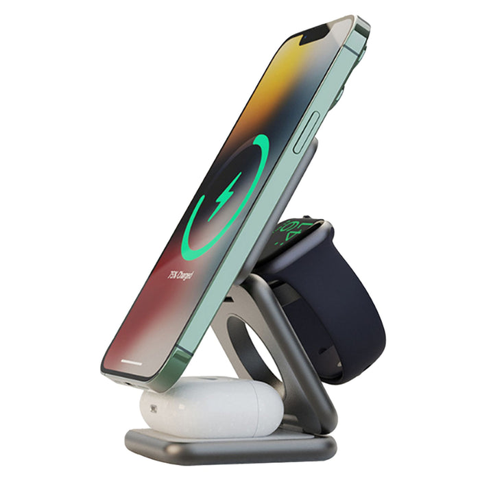 prodigee Trio 3 in 1 Magnetic Charger for Apple iPhones / Watches / Airpods