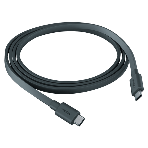 Ventev chargesync USB C to USB C 2.0 Cable 3.3ft Gray