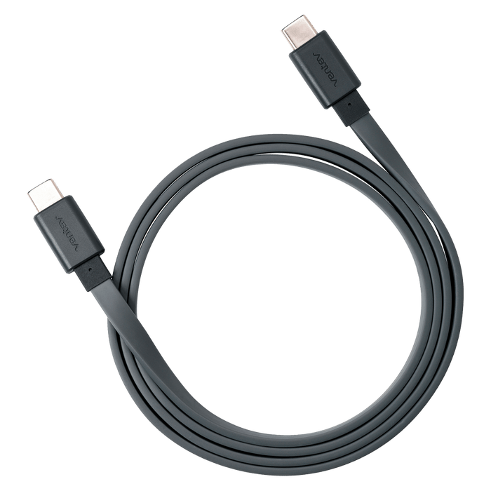 Ventev chargesync USB C to USB C 2.0 Cable 3.3ft Gray