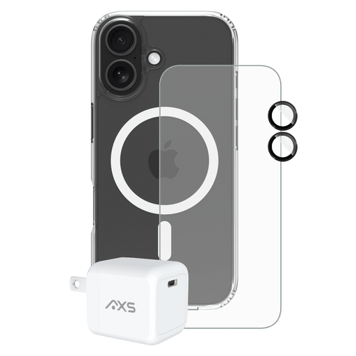 AXS ULTRA CLEAR MagSafe 4-in-1 Starter Kit Bundle for Apple iPhone 17
