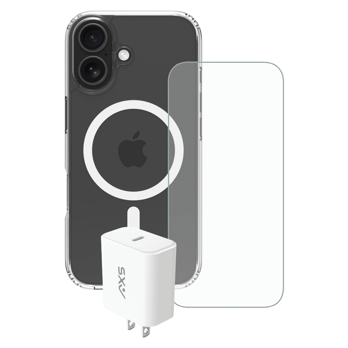 AXS ULTRA CLEAR MagSafe Essential Bundle for Apple iPhone 17 Clear