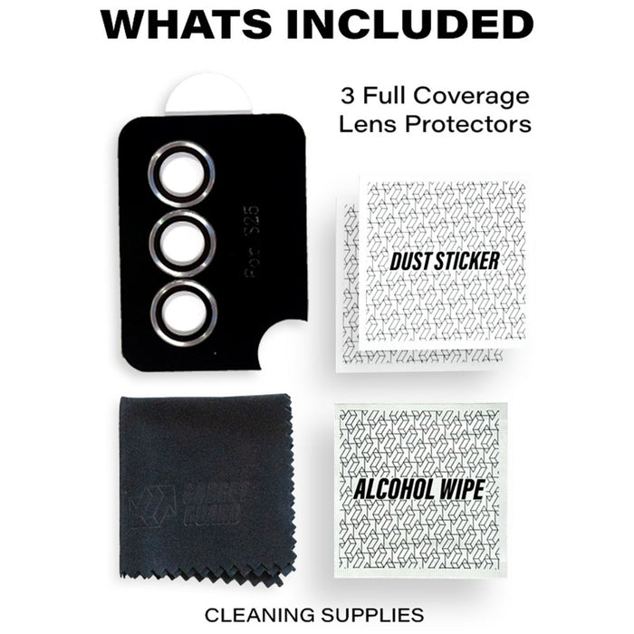 Gadget Guard Plus $150 Guarantee Glass Camera Lens Protector for Samsung Galaxy S26  /  Galaxy S26 Plus