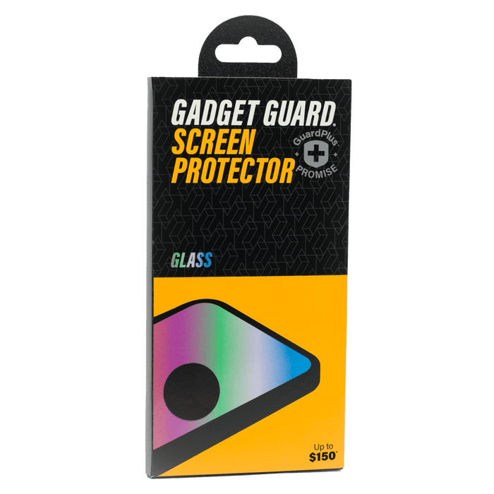 Gadget Guard Plus $150 Guarantee Glass Screen Protector for Apple iPhone 15 Clear