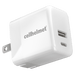 cellhelmet USB A and USB C Dual Wall Charger 20W PD White
