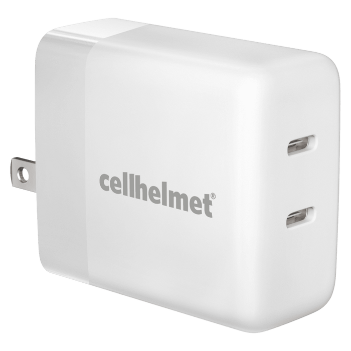 cellhelmet USB C Dual Wall Charger 20W PD White