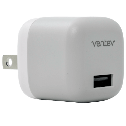 Ventev 12W USB A Universal Mini Wall Charger and USB A to Apple Lightning Cable