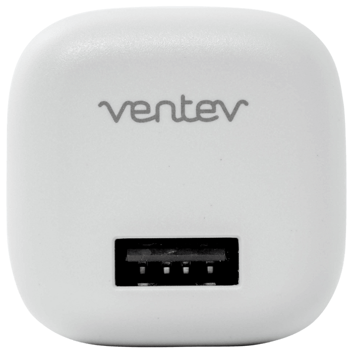 Ventev 12W USB A Wall Charger and USB A to Apple Lightning Cable 3.3ft White