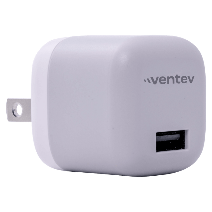 Ventev 12W USB A Universal Mini Wall Charger and USB A to Apple Lightning Cable