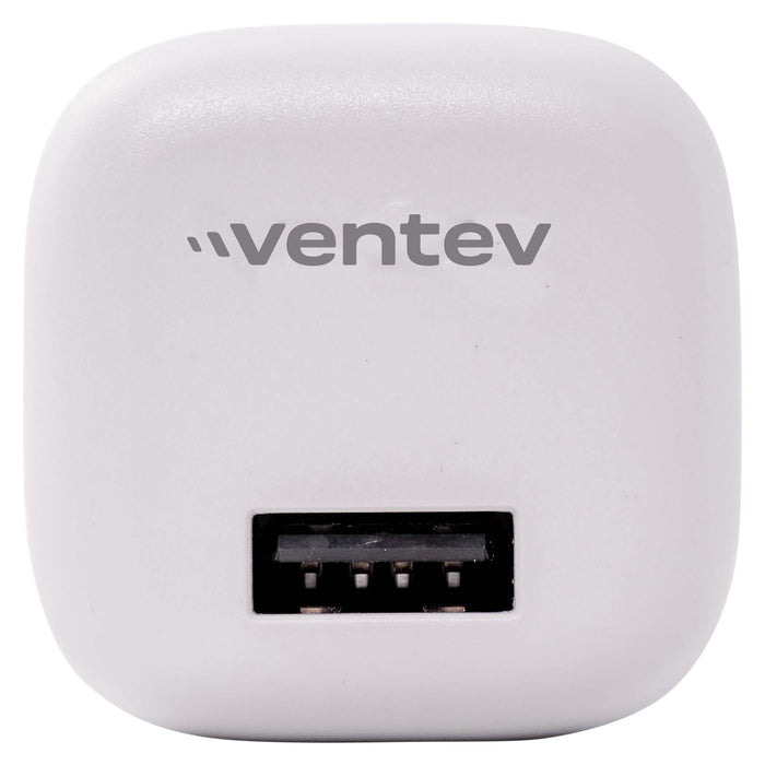 Ventev 12W USB-A Universal Mini Wall Charger and USB-A to Apple Lightning Cable Gray