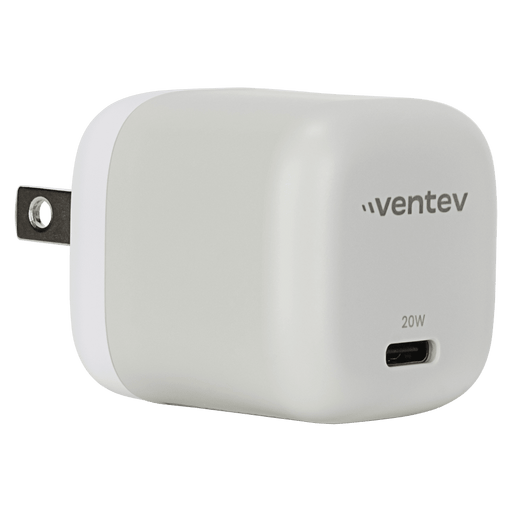 Ventev 20W ULTRAFAST USB C Universal Mini Wall Charger and USB C to Apple Lightning Cable