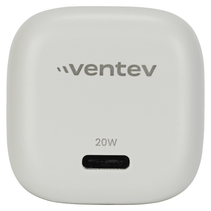 Ventev 20W ULTRAFAST USB C Universal Mini Wall Charger and USB C to Apple Lightning Cable