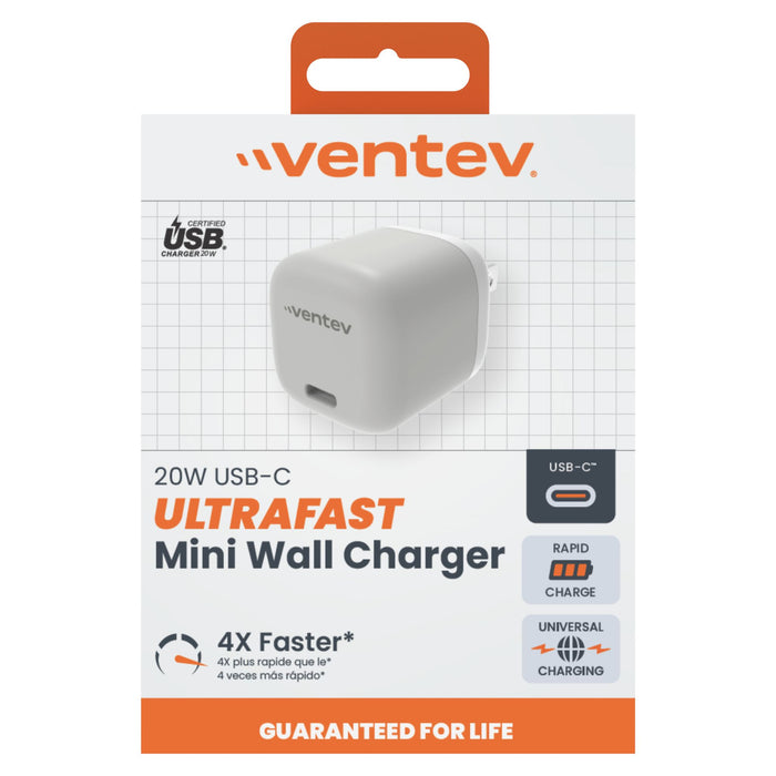 Ventev 20W ULTRAFAST USB-C Universal Charger