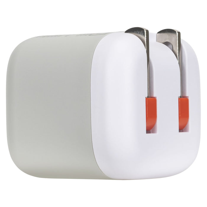 Ventev 30W ULTRAFAST USB-C Mini GaN Wall Charger and USB-C to Apple Lightning Cable Gray