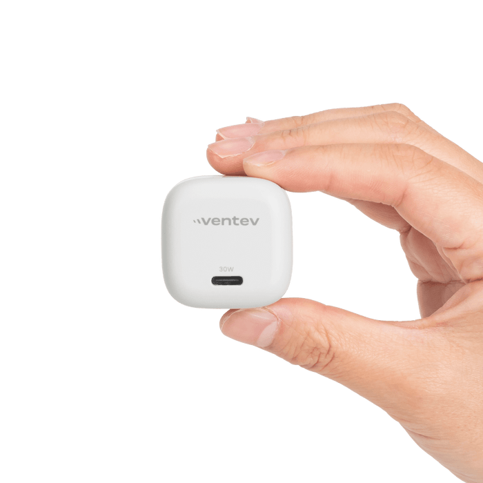 Ventev 30W ULTRAFAST USB C Universal GaN Mini Wall Charger