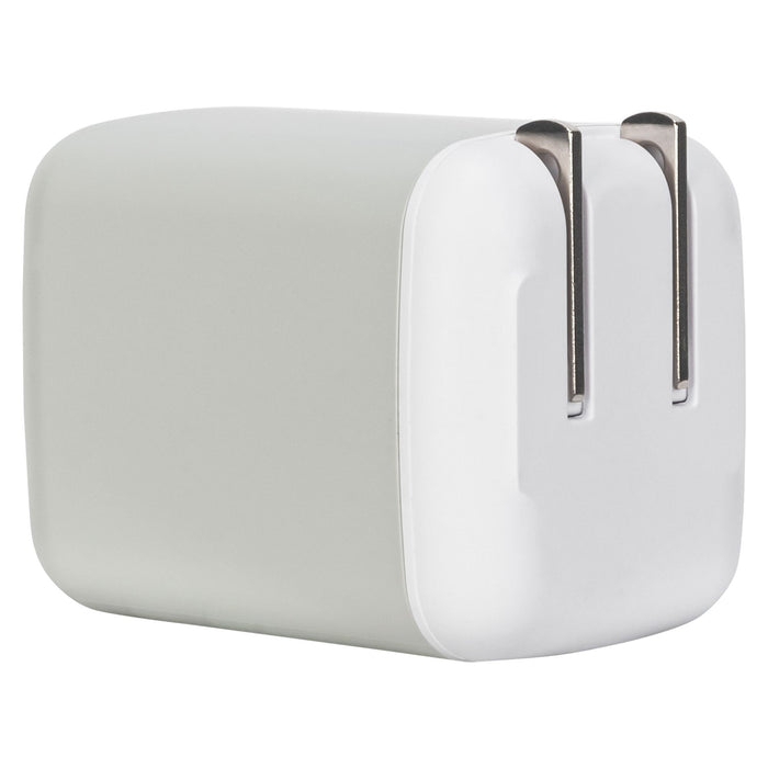 Ventev 65W ULTRAFAST USB-C Universal Dual GaN Mini Wall Charger White