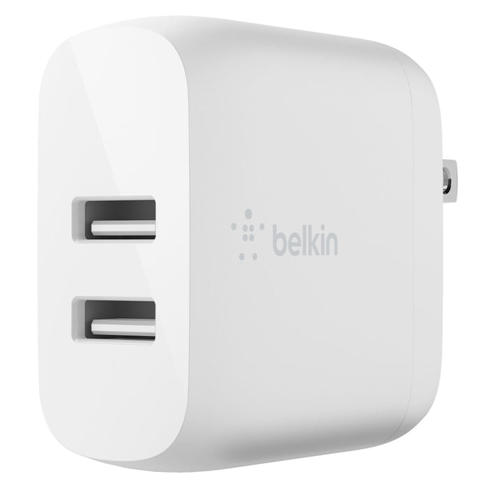 Belkin Dual Port USB A 24W Wall Charger