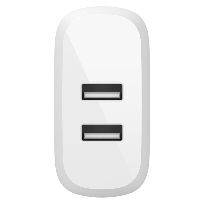 Belkin Dual Port USB A 24W Wall Charger White